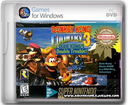 Donkey Kong Country 3 Dixie Kongs Double Trouble SNES