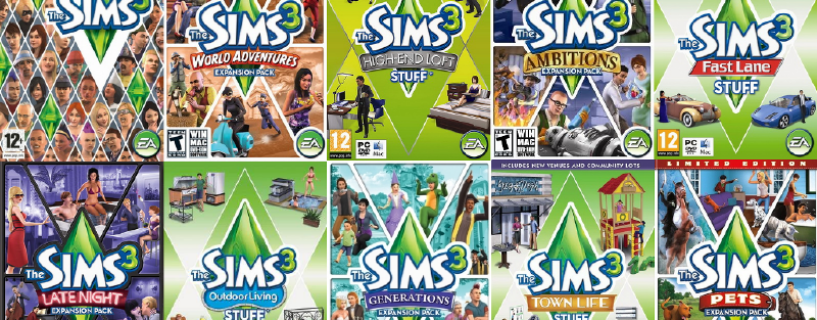 The Sims 3 Complete Edition + ALL DLCs + Contenido Extra Etc Español Pc