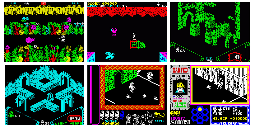 Sinclair ZX Spectrum Pack 276 ROMs + Imágenes